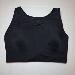 Athleta Gigi High Impact Sports Bra Black Size Small